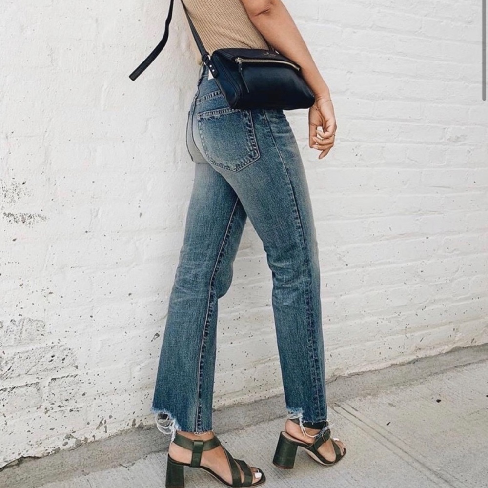 AG The Rhett High Waisted Straight jeans